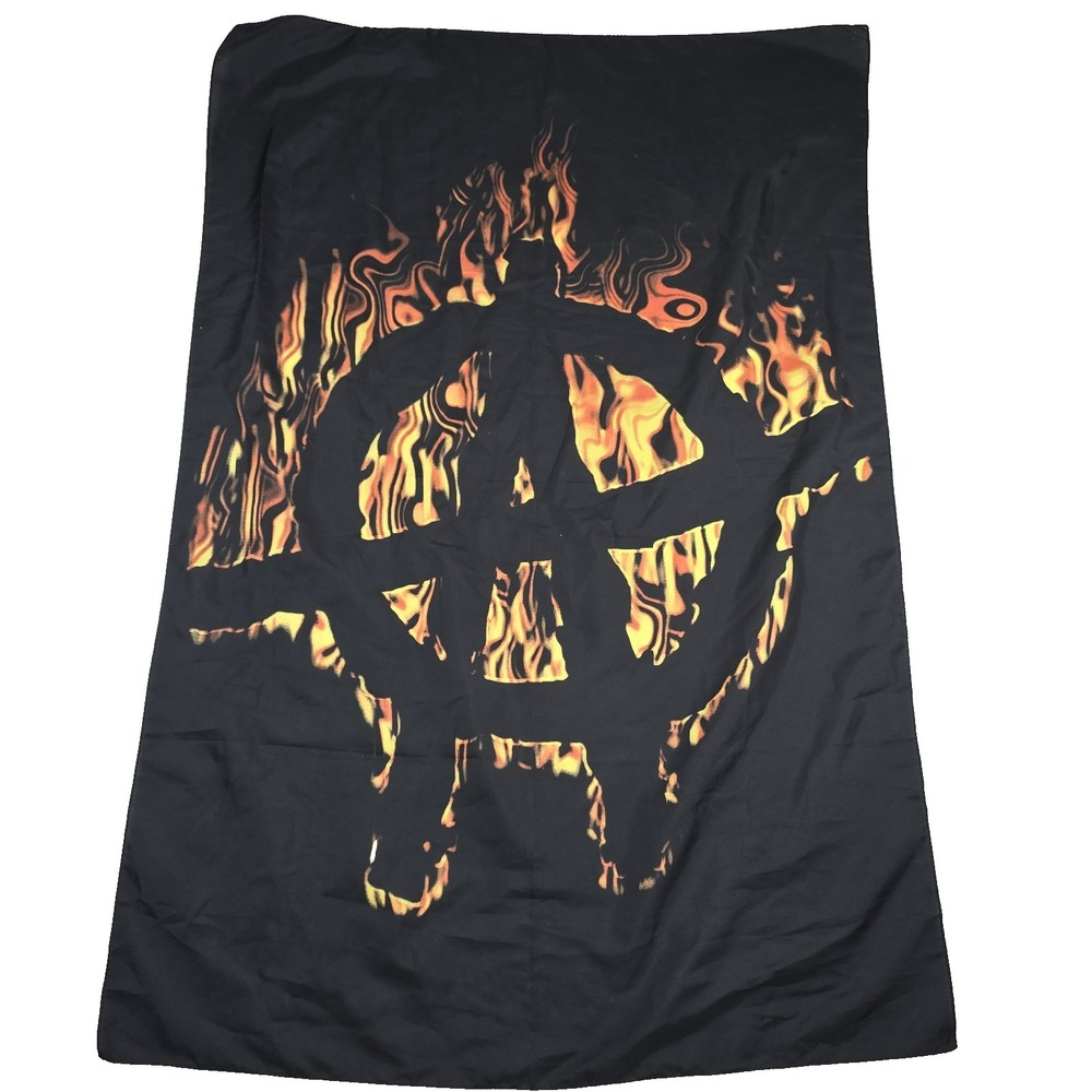 Anarchy 'Flaming A' 30" X 40" Oversized Tapestry Wall Hanging‎